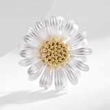 Simple Small Daisy Brooch Female Anti-lost Pin – Jewelry Gift Ideas — 5