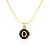 26 Letters Snake Chain Necklace – Jewelry Gift Ideas — 12