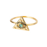 Zircon Triangle Ring Niche Design – Practical Gifts — 5