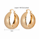 Gold Textured Earrings Original Design Accessory – Stylish Gifts — 2