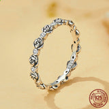 Three-dimensional Rose Stackable Ring Female Gift S925 – Gifts for Her — 5