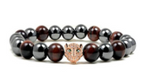 8mm Imitation Natural Stone Copper Bead Bracelet – Jewelry Gift Ideas — 3