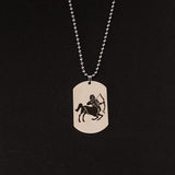 Twelve Zodiac Silver Pendant Necklace – Jewelry Gift Ideas — 7