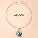 Vintage Wolf Moon Luminous Necklace – Jewelry Gift Ideas — 4