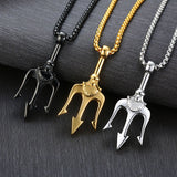 Neptune's Trident Necklace Retro Mythical Sea – Jewelry Gift Ideas — 1