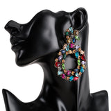 Ring-studded acrylic earrings – Unique Gift Ideas — 4