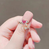 Elegant Light Luxury Niche Sweet Girl Ring – Gifts for Kids — 4