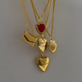Shell Titanium Steel Album Necklace Opening – Jewelry Gift Ideas — 1