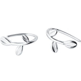 Silver leaf earrings – Practical Gifts — 7