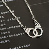 Titanium Steel Vintage Handcuff Necklace – Jewelry Gift Ideas — 2