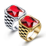 Retro Fashion Personality Gemstone Men's Titanium – Stylish Gifts — 2
