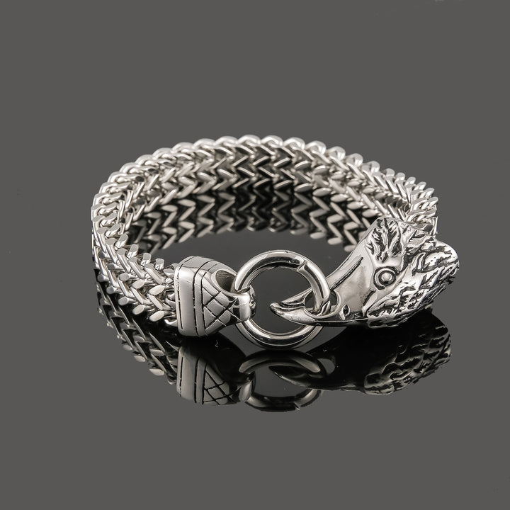 Men's Stainless Steel Eagle Head Bracelet – Jewelry Gift Ideas — 1