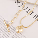 Metal Double Pendant Exaggerated Personality – Jewelry Gift Ideas — 4