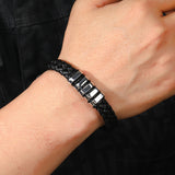 Multi-layer Leather Woven Bracelet Wrist Ring – Jewelry Gift Ideas — 3