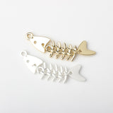 Creative Alloy Fishbone Small Pendant Diy – Jewelry Gift Ideas — 7