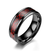 Dragon Pattern Rings Men Stainless Steel Ring – Jewelry Gift Ideas — 6