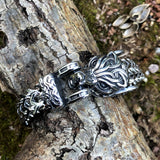 Mens Vintage Fashion Titanium Steel Viking Bracelet – Stylish Gifts — 2