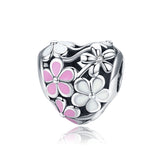 Heart-shaped Combination Silver Beads – Everyday Gifts — 12