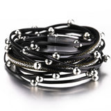 Multi-Layer Pu Leather Bracelet Women Fashion – Stylish Gifts — 5