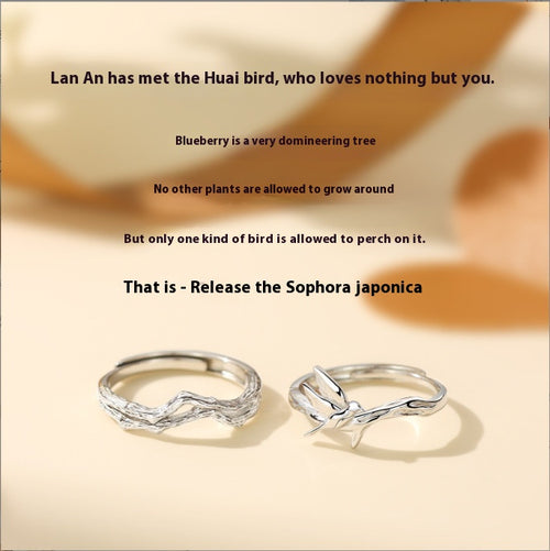 Couple Ring A Pair Of Niche Opening – Gifts for Couples — 2