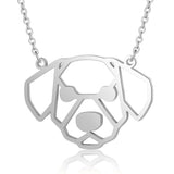 Weixing puppy titanium steel necklace – Jewelry Gift Ideas — 8