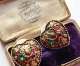Colored Glaze Czech Diamond Earrings – Holiday Gift Ideas — 8