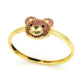 Temperament Inlaid Zircon Cute Bear – Jewelry Gift Ideas — 3