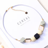 Colored wood pendant necklace – Jewelry Gift Ideas — 4