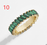 Crystal alloy multi-colored ring – Gift Ideas — 8
