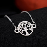 Geometric Round Hollow Tree Of Life Bracelet – Jewelry Gift Ideas — 3