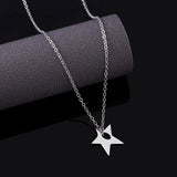 Pentagram Star Stainless Steel Pendant Necklace – Jewelry Gift Ideas — 5