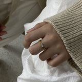 Lace 925 sterling silver classic inlaid zircon ring – Meaningful Gifts — 6