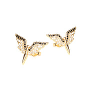 Three-Piece Full Diamond Angel Wings Necklace – Jewelry Gift Ideas — 6