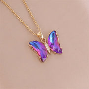 Gradient Butterfly Necklace Women's Fashion – Jewelry Gift Ideas — 3