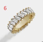 Crystal alloy multi-colored ring – Gift Ideas — 5