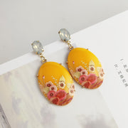 Earrings for Women Flower Printed – Gifts for Her — 4