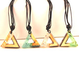Solid wood resin pendant – Jewelry Gift Ideas — 1