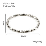 Fashion Bamboo Titanium Steel Bracelet Three – Jewelry Gift Ideas — 11