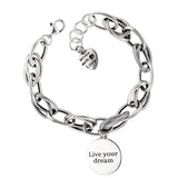 Adjustable Bracelet Female Letters Love Heart – Jewelry Gift Ideas — 2