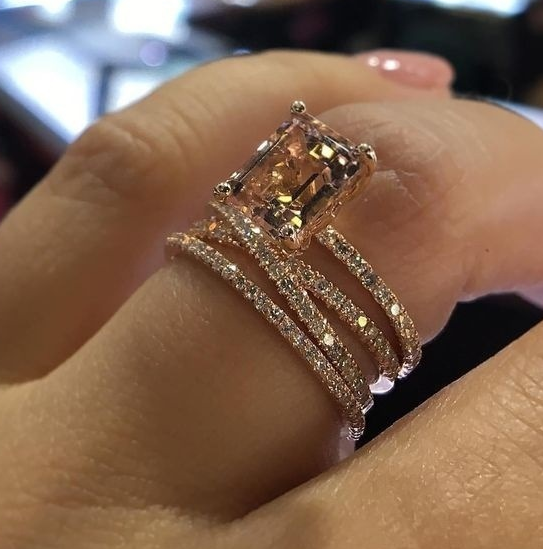 Diamond Square Ring – Unique Gift Ideas — 1