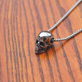Male titanium steel skull necklace – Jewelry Gift Ideas — 4