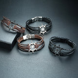 Alloy lucky figure 8 leather bracelet – Jewelry Gift Ideas — 7