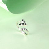 S925 Thai Silver Unisex Fox Ring – Surprise Gifts — 3