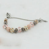 DIY Handmade Diamond And Glass Beaded Bracelet – Jewelry Gift Ideas — 2
