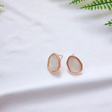 Women's Silver Needle Contrast Net Celebrity Earrings – Gifts for Her — 8