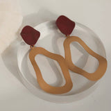 Temperament Long Earrings Female Retro Hit Color – Gifts for Her — 3