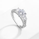 Geometric Circular Ring Female Zircon Ring – Gifts for Her — 2