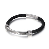 Simple Leather Rope Braided Fashion Men's Bracelet – Stylish Gifts — 8