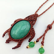 National Style Crystal Gem Hand-woven Pendant – Jewelry Gift Ideas — 4