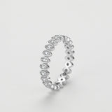 Female S925 Silver Lucky Eye Diamond-studded Ring – Gifts for Her — 1